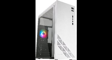 ATX Semi-tower Box Mars Gaming MC100W White ATX LED RGB