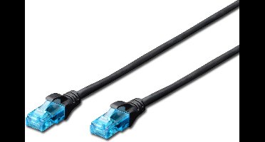 Digitus - Patchkabel - U/UTP kat. 5e - 2m - Zwart
