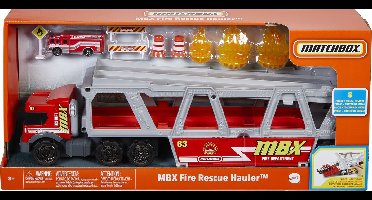 Matchbox Fire Rescue Hauler - Speelgoedvoertuig