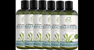 PETAL FRESH - Shampoo Seaweed & Argan Oil - 6 Pak - Voordeelverpakking