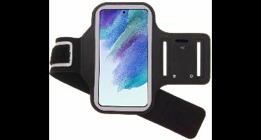 Hoesje Geschikt Voor Samsung Galaxy S21 Plus hardloop armband - Sportband - hoesje - zwart