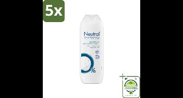 5 x Neutral - Shampoo - Gevoelige Huid - Anti-Roos - 0% Kleurstof & Parfum - 250 ml - Grootverpakking - Anti-roos Shampoo - Gevoelige Huid - 0% Parfum - 0% Kleurstof - 0% Parabenen