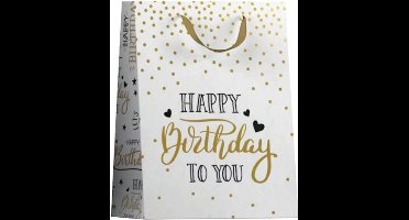 Papieren cadeau tas M Party Chique