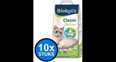 10x Biokat's - Classic 3in1 fresh 10ltr