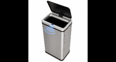 Eurocatch Prullenbak 60 L - Automatische Sensor - RVS
