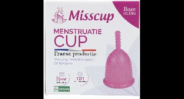 Eco Conseils Misscup Menstruatie Cup Klein Roze (1 stuk)