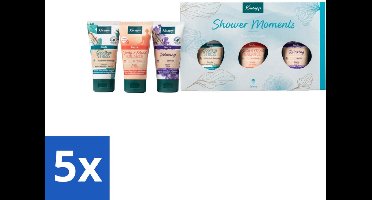 5 x Kneipp - Shower Moments Geschenkset - Kneipp Shower Moments - Douchegel Geschenkset - Natuurlijke Etherische Oliën - Ontspanning Onder De Douche - Huidverzorging