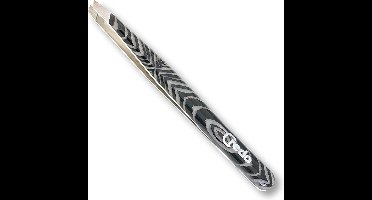 Credo "Design" Pincet - Schuin - Exclusief - Zebra - 9,5 cm.