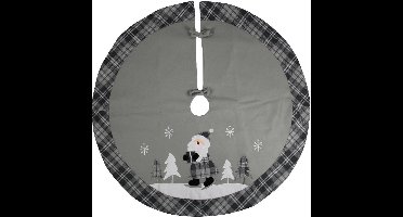 Peha Kerstboomrok 90 Cm Polyester Grijs/wit
