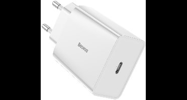 USB C Oplader / Stekker - 18W - 3A - Snellader / Fast Charger - Geschikt voor Apple iPhone 12 - Wit
