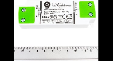 POS Power - Compacte LED driver - Professionele transformator 20W - 12 Volt