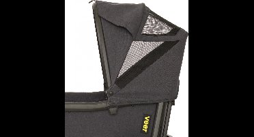 Veer Zonnekap - Dark Grey/Black