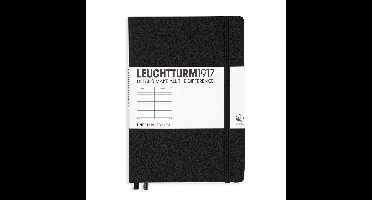 Leuchtturm1917 Notitieboek Zwart - Medium - Gelinieerd