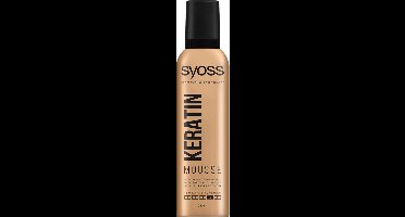 SYOSS Keratin Styling Mousse - Haarmousse – Haarstyling – Keratine – Bescherming & Versteviging - Voordeelverpakking - 6 x 250 ml