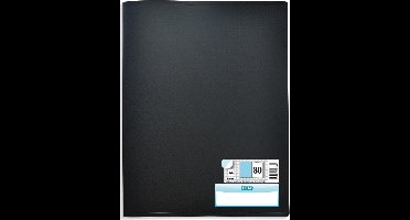 ELBA Memphis showalbum A4 80 tassen PP zwart