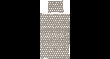 Dekbedovertrek vtwonen Dots tobacco/wh. 240 x 220