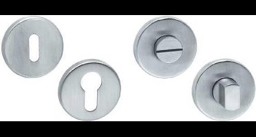 Toiletsluiting InterAcc incl. 6/7mm stift RVS mat