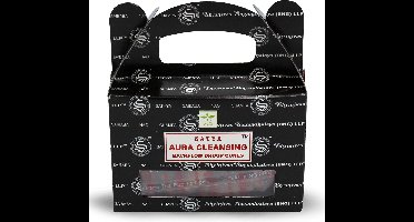 Satya Aura Cleansing Backflow Dhoop Kegels – 24 Stuks – Waterval Wierook – Voor Energiezuivering & Harmonie