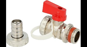 Vul- aftapkraan 1/2" zelfdichtend
