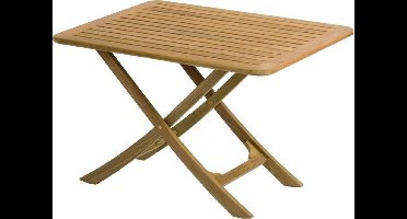 ARC Marine teakhouten inklapbare Tafel Provence - 2 posities - 90x70 cm (ongeolied)