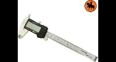 Buildalot Digitale Schuifmaat RVS - 150mm - Incl. Opbergcase en batterijen