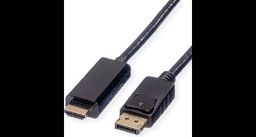 ROLINE DisplayPort Kabel DP - UHDTV, M/M, zwart, 3 m