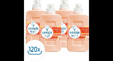Seepje Wasverzachter Sandelhout en Perzik - 120 wasbeurten - 4 x 750 ml