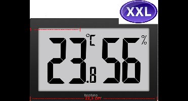TECHNOLINE WS9465 JUMBO THERMOMETER en HYGROMETER