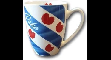 Mok/beker met de Friese tekst : Pake (opa) en met Friese vlag.