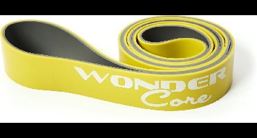 Wonder Core Pull UP band - 4,4 cm - groen - Treksterkte: Zwaar/Heavy - Weerstandsband Resistance Band - Fitness elasstiek Sport Power Band Workout Trainingsband gewichtsheffen Powerlifting Squat Draagband rekbaar