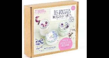 Doe-het-zelf Hobbypakket | DIY-Kit Candle making | Maak je eigen droogbloemen kaarsen - met verfijnde bloemengeur