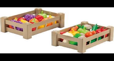 Ecoiffier 100% Chef Fruit of Groenten in Kratje