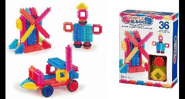 Bristle Blocks 36 Stuks - Bouwblokken Nopper