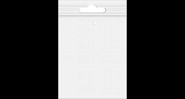 Gripzakken met Euroloch en Luchtgat 25,5x30,550 Micron (100 stuks) | gripzak | ziplock zakken | ziplock zakjes