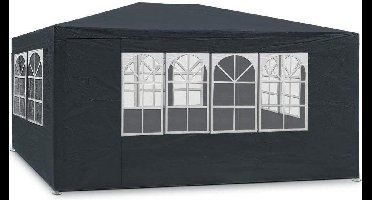 MaxxGarden Partytent - Feesttent Paviljoen - 3x3m - Antraciet
