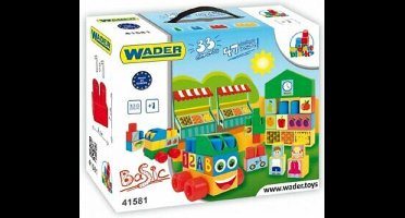 Wader Bouwblokken Middle Blocks Basic 33-delig