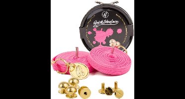 Quickshoelaces - prestige neon roze