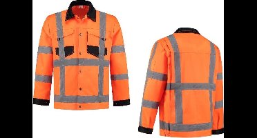 Werkjas High Visibility RWS FluoOranje maat XXXL
