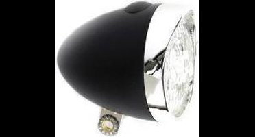 IKZI LIGHT retro koplamp zwart OEM