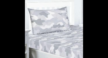 Camouflage Hoeslaken 92x190cm Kussensloop 50x75