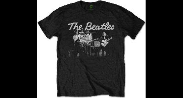 The Beatles - 1968 Live Photo Heren T-shirt - L - Zwart