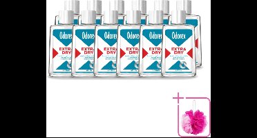 12 x Odorex - Deodorant Lotion - Extra Dry - Tegen Overmatig Zweten - 50 ml - Bulkverpakking - Overmatig zweten - Zweetgeur