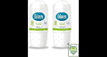 2 x Odorex - Deodorant Roller - Natural Fresh - Natuurlijke Frisheid - 50 ml - Grootverpakking - Deodorantroller - Alcoholvrije Deodorant - Frisse Geur - Huidbescherming - Zweetgeur