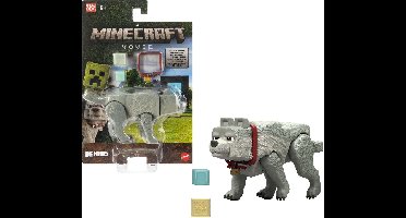 Mattel A Minecraft Movie Action Figure Dennis the Wolf 10 cm Action Figuur