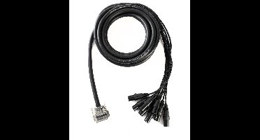 MUSIC STORE Multicore/Studio 8/ DB25-XLRm 5m - Analoge multicore kabel