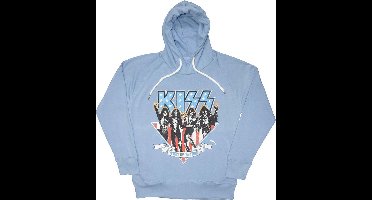 Kiss - Americana Hoodie/trui - 3XL - Blauw