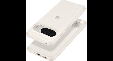 Origineel Google Pixel 9 / 9 Pro Hoesje Duurzame Back Cover Beige