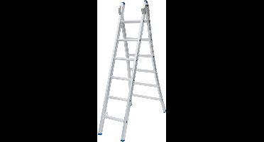 Solide 2-delige Uitgebogen Reformladder - 2x6 Sporten