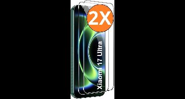 Screenprotector geschikt voor Xiaomi 17 Pro Max / Xiaomi 17 Ultra screenprotector - gehard Glas Tempered Glass - 2 Stuks