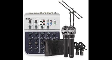 SubZero 6-kanaals Mini Mixer en Microfoon Pakket